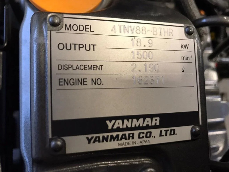 Yanmar HYW 17 Stamford 19 kVA Stage 5 generatorset - Elektroģenerators: foto 3 Yanmar HYW 17 Stamford 19 kVA Stage 5 generatorset - Elektroģenerators: foto 3