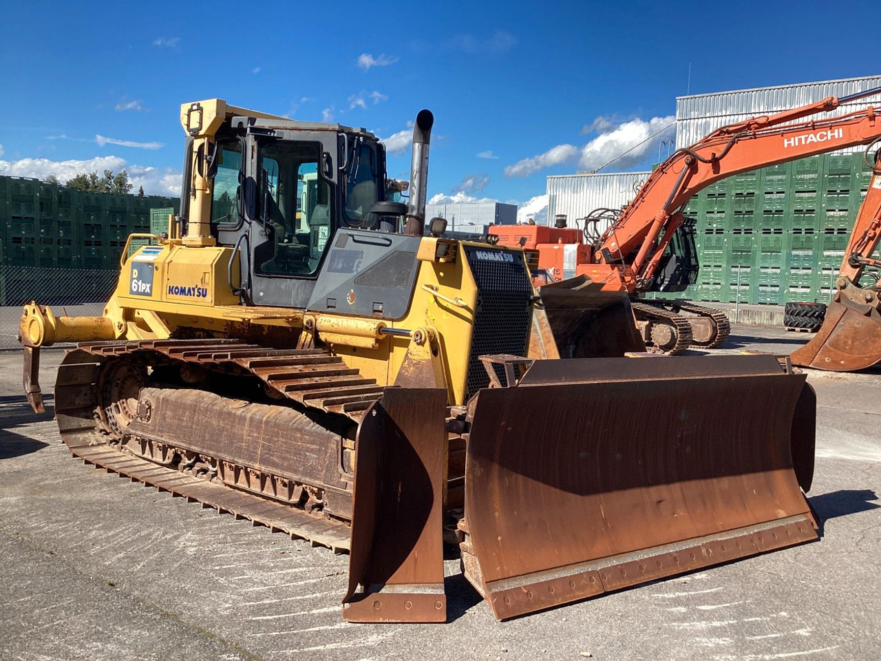 Komatsu D61 PX-15 E0 Ripper Raupe 6 Wege Schild Trimble - Buldozers: foto 1 Komatsu D61 PX-15 E0 Ripper Raupe 6 Wege Schild Trimble - Buldozers: foto 1