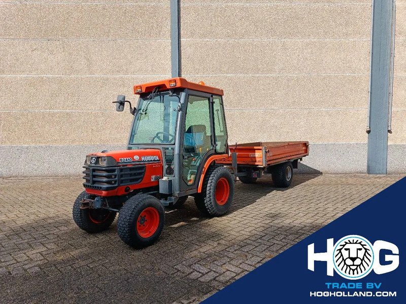 Kubota B2410 met Nimos Kipper - Noliktavas vilcējs: foto 1 Kubota B2410 met Nimos Kipper - Noliktavas vilcējs: foto 1