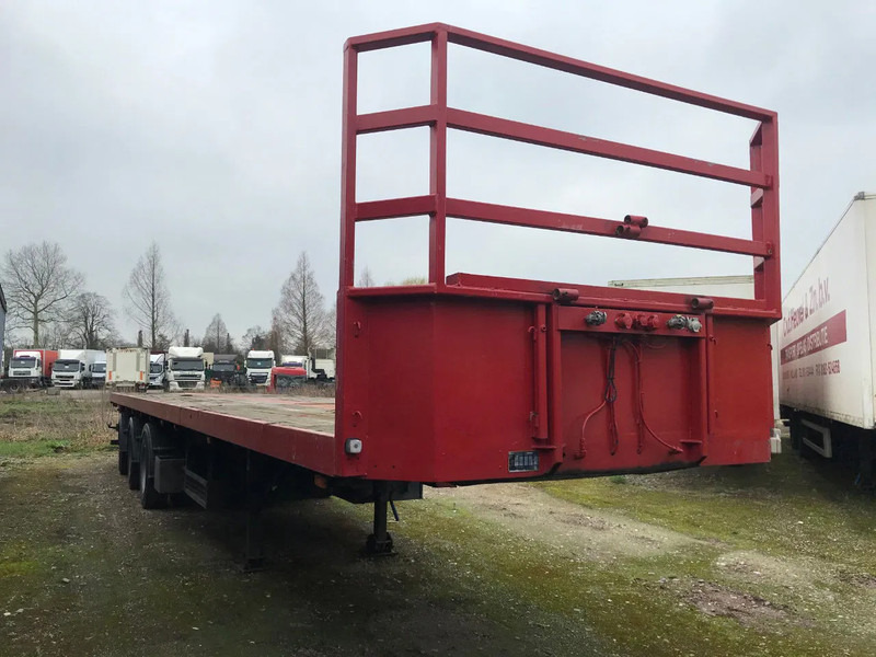 Nooteboom OVB-48 VV OPEN LAADBAK UITSCHUIFBAAR - Bortu puspiekabe/ Platforma: foto 2 Nooteboom OVB-48 VV OPEN LAADBAK UITSCHUIFBAAR - Bortu puspiekabe/ Platforma: foto 2