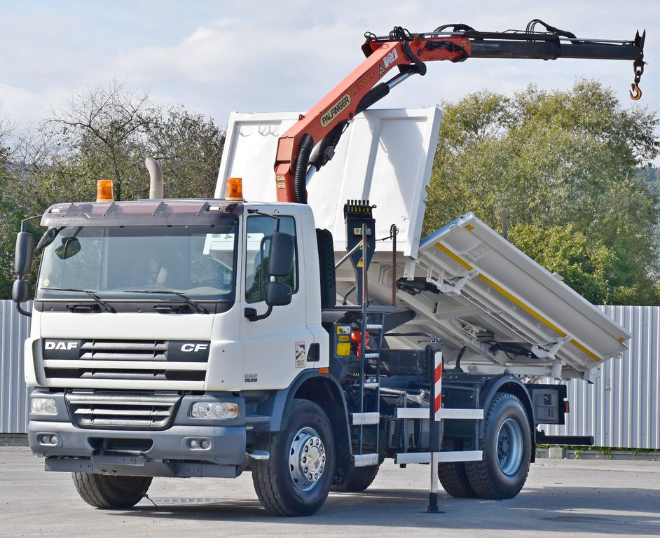 DAF CF 75.310 Kipper 4,30 m* KRAN * TOPZUSTAND - Kravas auto ar manipulatoru, Kravas automašīna pašizgāzējs: foto 3 DAF CF 75.310 Kipper 4,30 m* KRAN * TOPZUSTAND - Kravas auto ar manipulatoru, Kravas automašīna pašizgāzējs: foto 3