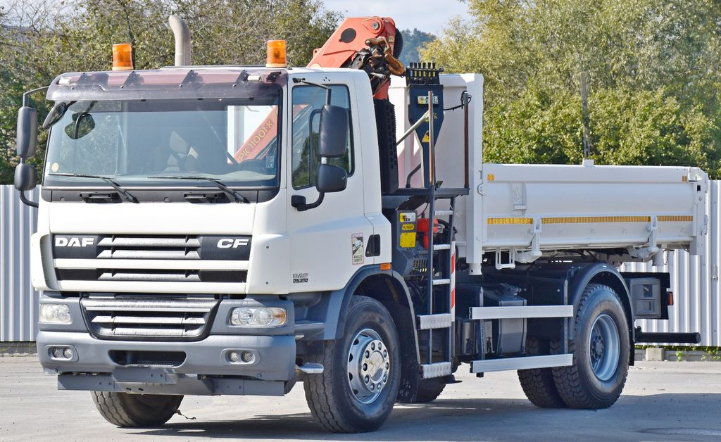 DAF CF 75.310 Kipper 4,30 m* KRAN * TOPZUSTAND - Kravas auto ar manipulatoru, Kravas automašīna pašizgāzējs: foto 5 DAF CF 75.310 Kipper 4,30 m* KRAN * TOPZUSTAND - Kravas auto ar manipulatoru, Kravas automašīna pašizgāzējs: foto 5