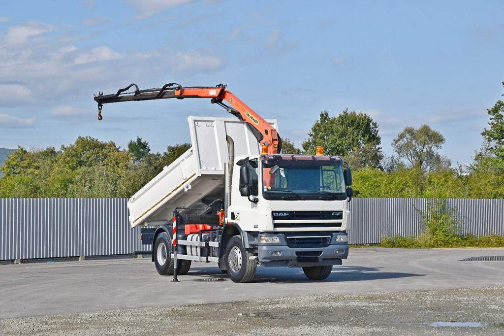 DAF CF 75.310 Kipper 4,30 m* KRAN * TOPZUSTAND - Kravas auto ar manipulatoru, Kravas automašīna pašizgāzējs: foto 2 DAF CF 75.310 Kipper 4,30 m* KRAN * TOPZUSTAND - Kravas auto ar manipulatoru, Kravas automašīna pašizgāzējs: foto 2