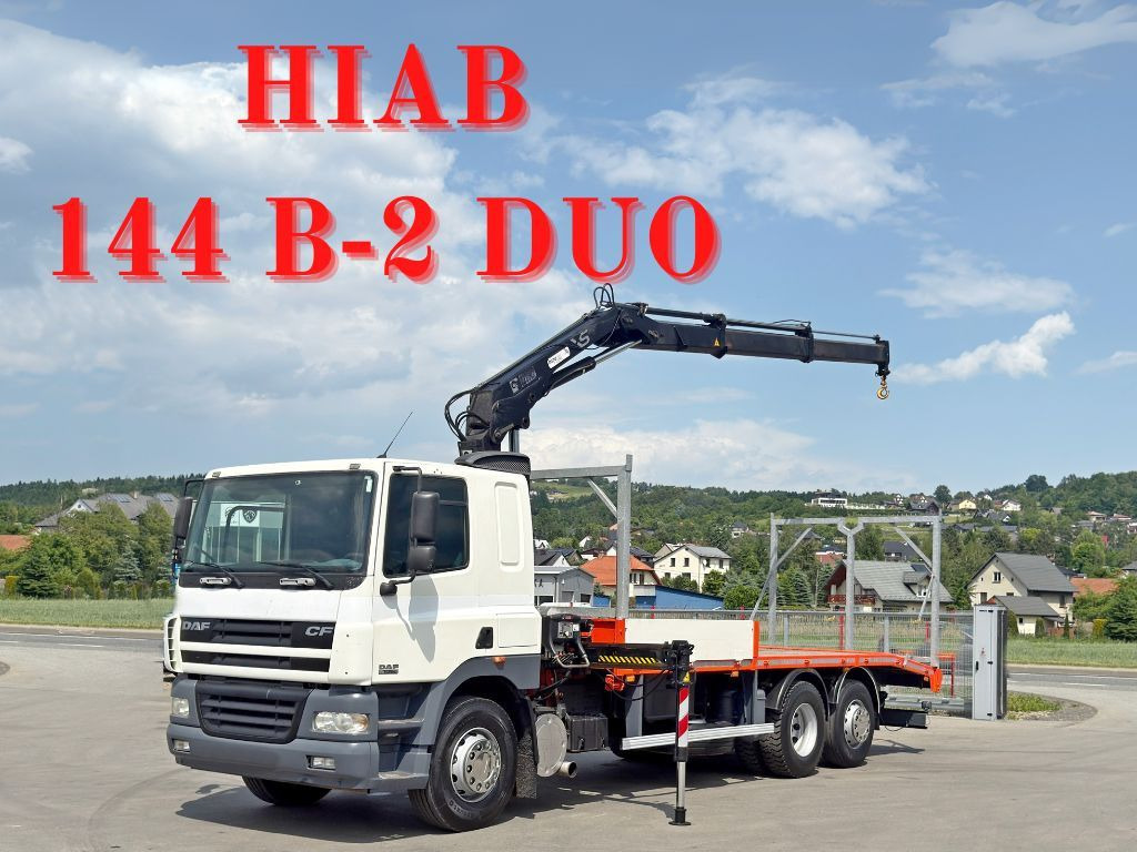 DAF CF 85.380*ABSCHLEPPWAGEN 7,20m+ HIAB 144 B-2 DUO - Auto evakuators: foto 1 DAF CF 85.380*ABSCHLEPPWAGEN 7,20m+ HIAB 144 B-2 DUO - Auto evakuators: foto 1