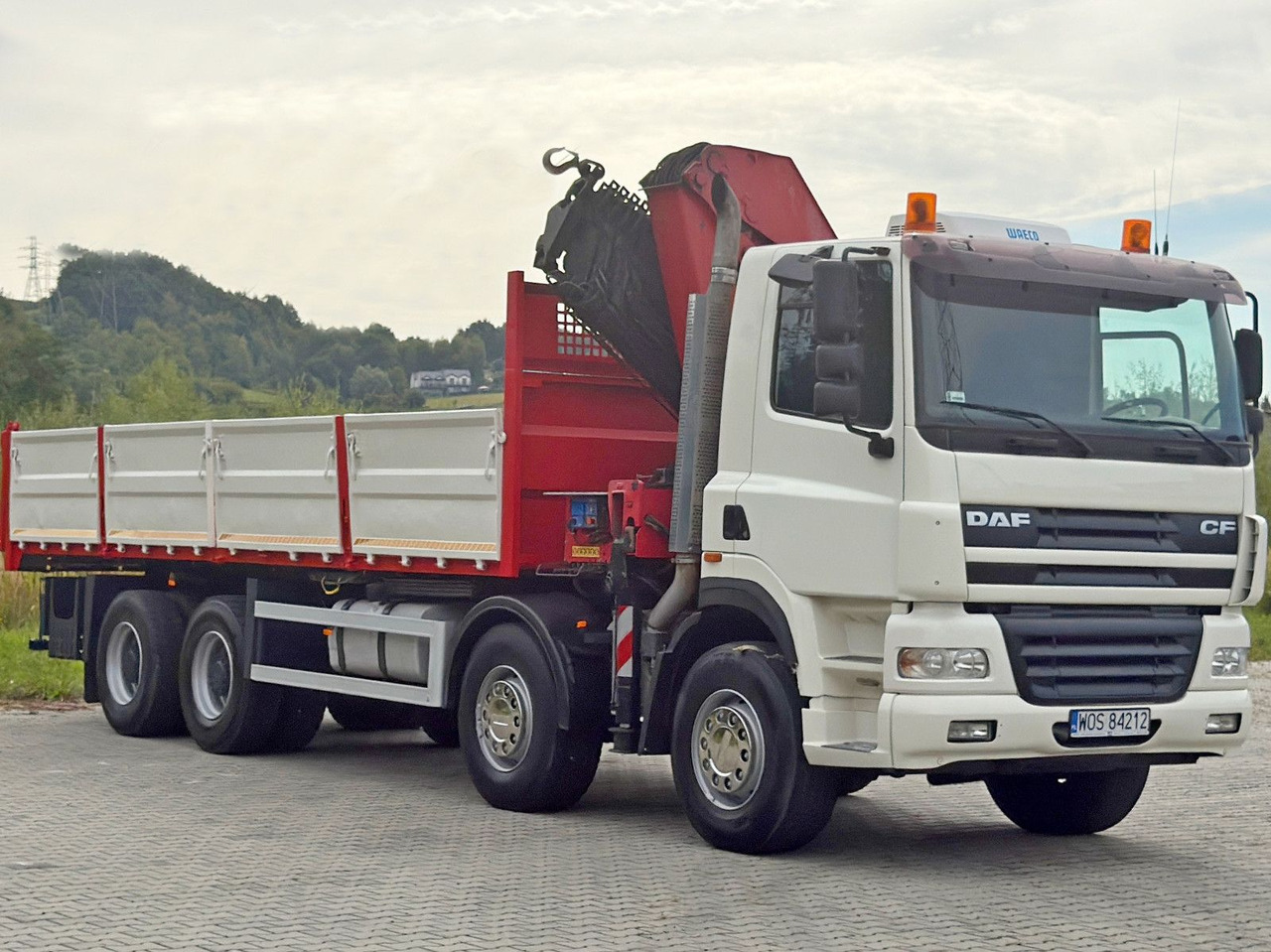DAF CF 85.380 * HMF 2823 K6 (B3) + FUNK * 8x4 * TOP - Kravas automašīna pašizgāzējs, Kravas auto ar manipulatoru: foto 3 DAF CF 85.380 * HMF 2823 K6 (B3) + FUNK * 8x4 * TOP - Kravas automašīna pašizgāzējs, Kravas auto ar manipulatoru: foto 3