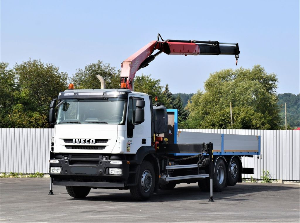 Iveco Stralis 310 PRITSCHE 7,05m +KRAN +FUNK - Kravas auto ar manipulatoru: foto 2 Iveco Stralis 310 PRITSCHE 7,05m +KRAN +FUNK - Kravas auto ar manipulatoru: foto 2