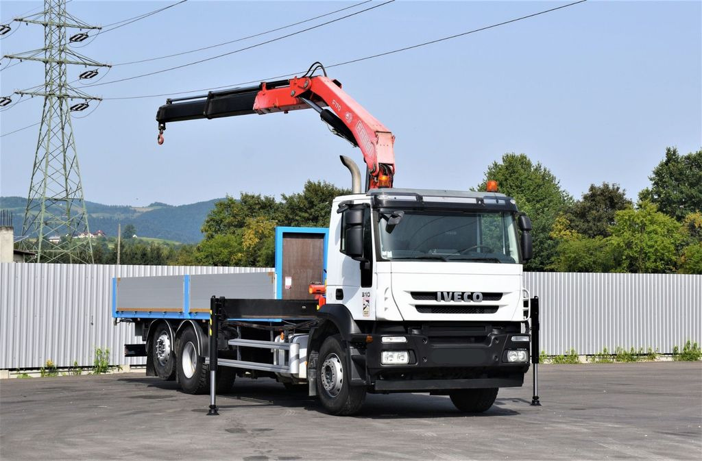 Iveco Stralis 310 PRITSCHE 7,05m +KRAN +FUNK - Kravas auto ar manipulatoru: foto 1 Iveco Stralis 310 PRITSCHE 7,05m +KRAN +FUNK - Kravas auto ar manipulatoru: foto 1