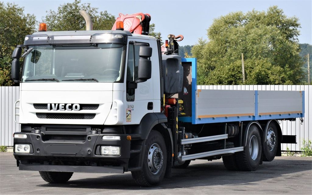Iveco Stralis 310 PRITSCHE 7,05m +KRAN +FUNK - Kravas auto ar manipulatoru: foto 4 Iveco Stralis 310 PRITSCHE 7,05m +KRAN +FUNK - Kravas auto ar manipulatoru: foto 4