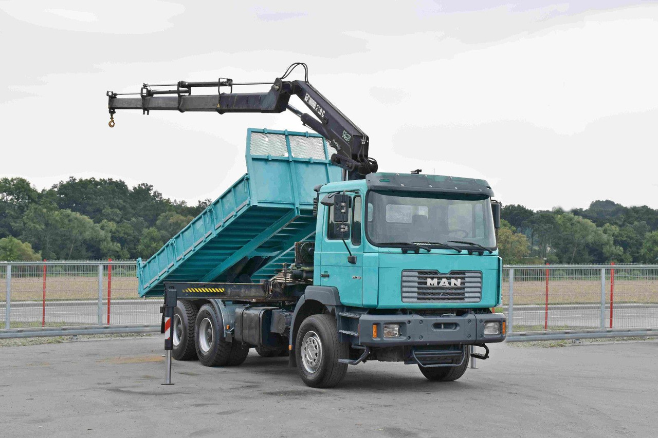 MAN 27-314 * HIAB 220 C - 3 + FUNK * 6x4 - Kravas automašīna pašizgāzējs, Kravas auto ar manipulatoru: foto 2 MAN 27-314 * HIAB 220 C - 3 + FUNK * 6x4 - Kravas automašīna pašizgāzējs, Kravas auto ar manipulatoru: foto 2