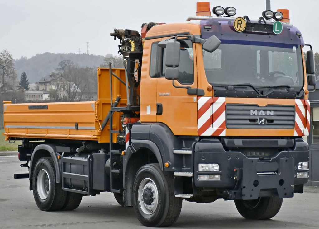 MAN TGA 18.360 * PK 10501 + FUNK *4x4 - Kravas auto ar manipulatoru, Kravas automašīna pašizgāzējs: foto 4 MAN TGA 18.360 * PK 10501 + FUNK *4x4 - Kravas auto ar manipulatoru, Kravas automašīna pašizgāzējs: foto 4