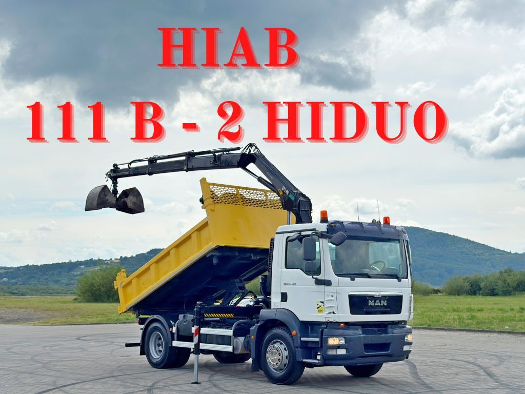 MAN TGM 18.340* KIPPER 4,05m*HIAB 111 B-2 HIDUO/FUNK - Kravas auto ar manipulatoru: foto 1 MAN TGM 18.340* KIPPER 4,05m*HIAB 111 B-2 HIDUO/FUNK - Kravas auto ar manipulatoru: foto 1