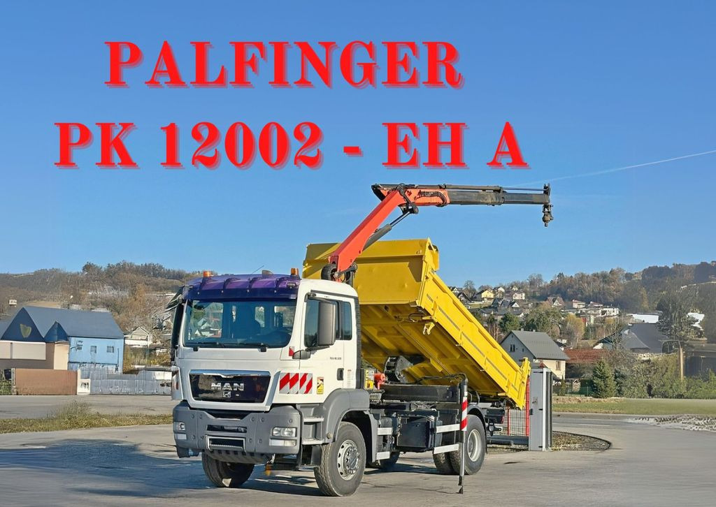 MAN TGS 18.320 * PK 12002 - EH A + FUNK * TOPZUSTAND - Kravas auto ar manipulatoru, Kravas automašīna pašizgāzējs: foto 1 MAN TGS 18.320 * PK 12002 - EH A + FUNK * TOPZUSTAND - Kravas auto ar manipulatoru, Kravas automašīna pašizgāzējs: foto 1