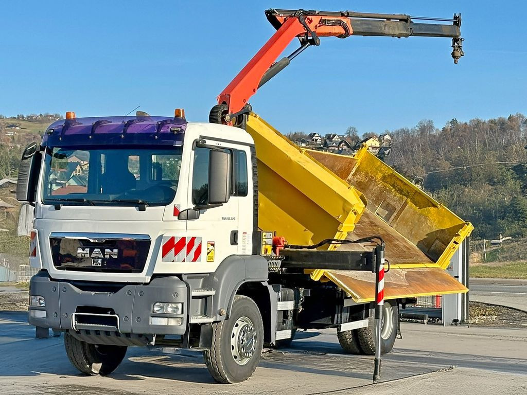 MAN TGS 18.320 * PK 12002 - EH A + FUNK * TOPZUSTAND - Kravas automašīna pašizgāzējs, Kravas auto ar manipulatoru: foto 3 MAN TGS 18.320 * PK 12002 - EH A + FUNK * TOPZUSTAND - Kravas automašīna pašizgāzējs, Kravas auto ar manipulatoru: foto 3