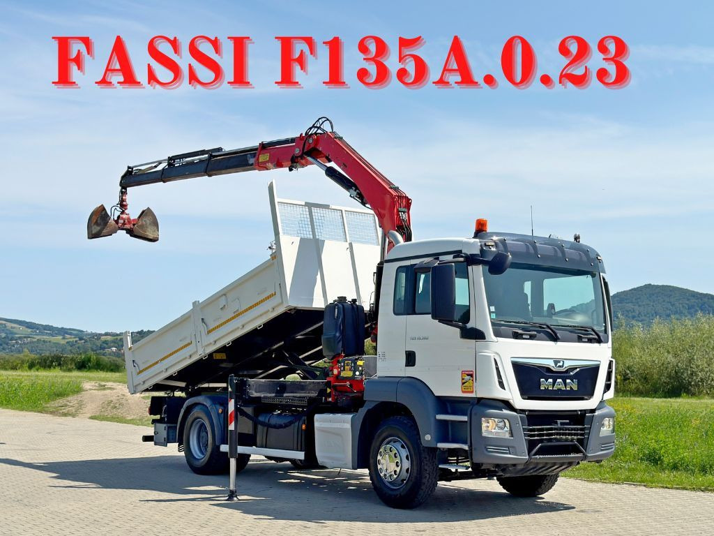 MAN TGS 18.360 * FASSI F135A.0.23 + FUNK * TOP - Kravas auto ar manipulatoru: foto 1 MAN TGS 18.360 * FASSI F135A.0.23 + FUNK * TOP - Kravas auto ar manipulatoru: foto 1