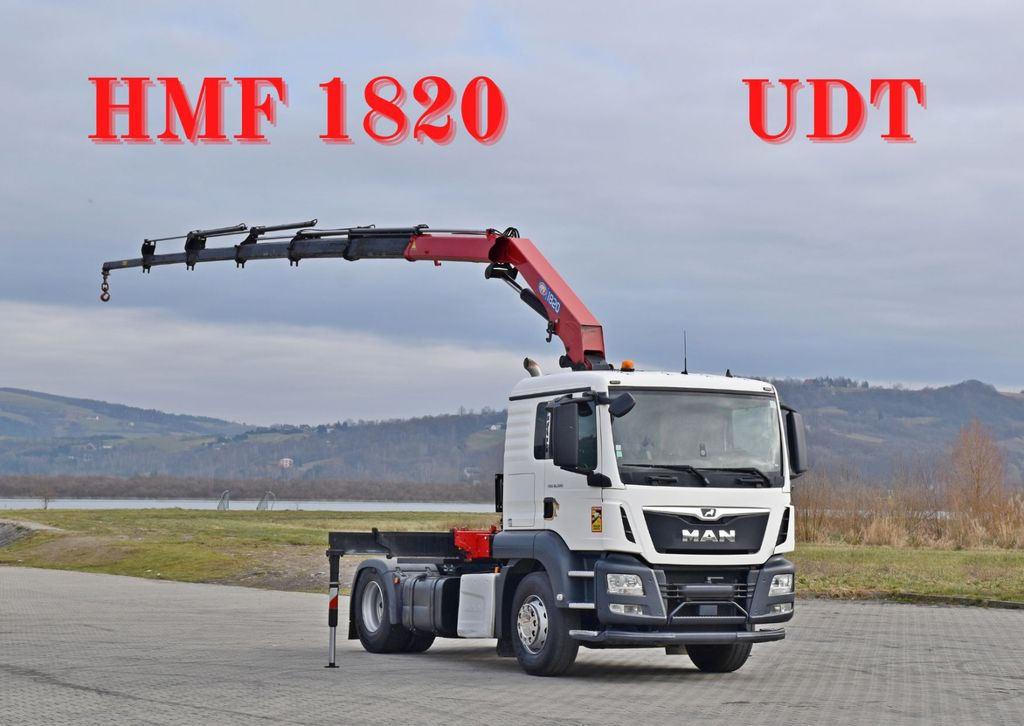 MAN TGS 18.500 Sattelzugmaschine + KRAN /FUNK - Kravas auto ar manipulatoru: foto 1 MAN TGS 18.500 Sattelzugmaschine + KRAN /FUNK - Kravas auto ar manipulatoru: foto 1