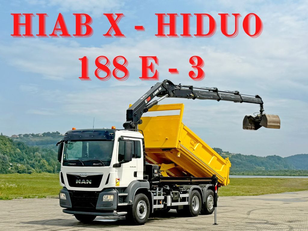 MAN TGS 26.400 * HIAB X-HIDUO 188 E-3 + FUNK * 6x4 - Kravas auto ar manipulatoru: foto 1 MAN TGS 26.400 * HIAB X-HIDUO 188 E-3 + FUNK * 6x4 - Kravas auto ar manipulatoru: foto 1