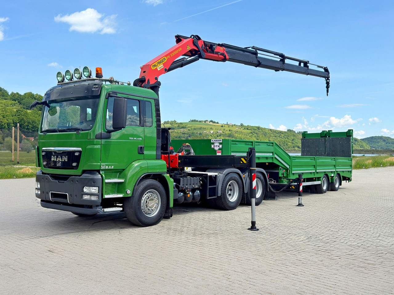 MAN TGS 26.440*Anhänger 10,35m + PK 33002-EH C/FUNK - Kravas auto ar manipulatoru: foto 2 MAN TGS 26.440*Anhänger 10,35m + PK 33002-EH C/FUNK - Kravas auto ar manipulatoru: foto 2