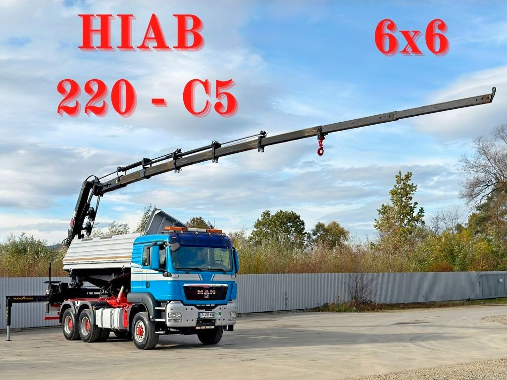 MAN TGS 26.480 * HIAB 220 - C5 + FUNK / 6x6 - Kravas auto ar manipulatoru: foto 1 MAN TGS 26.480 * HIAB 220 - C5 + FUNK / 6x6 - Kravas auto ar manipulatoru: foto 1