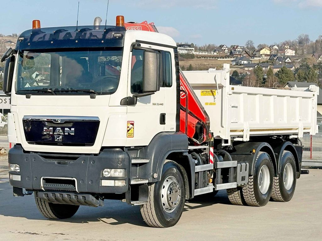 MAN TGS 33.440 * FASSI F155A.0.22/ FUNK *6x4 - Kravas automašīna pašizgāzējs, Kravas auto ar manipulatoru: foto 3 MAN TGS 33.440 * FASSI F155A.0.22/ FUNK *6x4 - Kravas automašīna pašizgāzējs, Kravas auto ar manipulatoru: foto 3