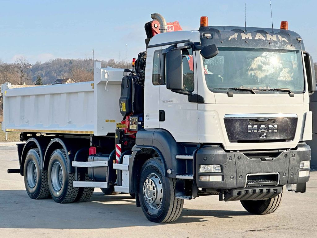 MAN TGS 33.440 * FASSI F155A.0.22/ FUNK *6x4 - Kravas auto ar manipulatoru, Kravas automašīna pašizgāzējs: foto 3 MAN TGS 33.440 * FASSI F155A.0.22/ FUNK *6x4 - Kravas auto ar manipulatoru, Kravas automašīna pašizgāzējs: foto 3