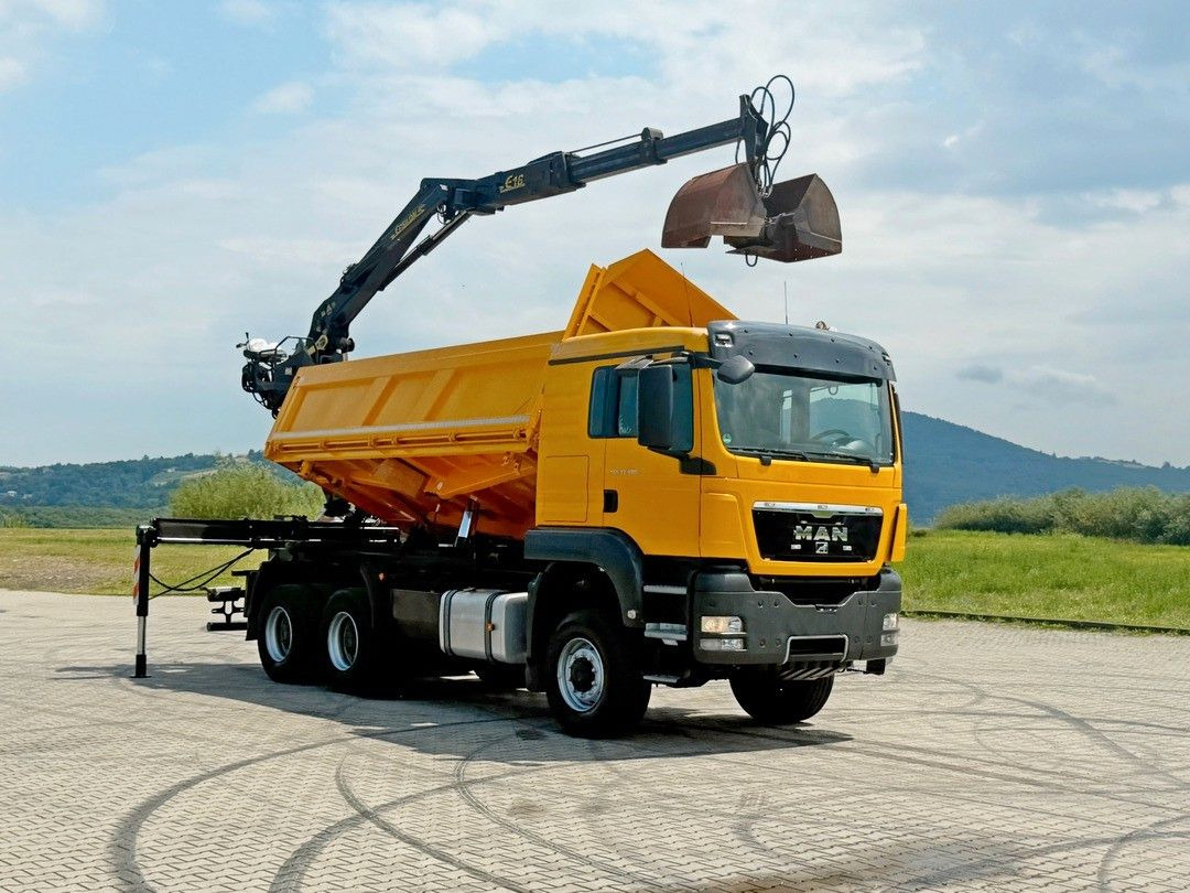 MAN TGS 33.480*KIPPER 5,10m * EPSILON E165Z76* 6x6 MAN TGS 33.480*KIPPER 5,10m * EPSILON E165Z76* 6x6 - Kravas auto ar manipulatoru, Kravas automašīna pašizgāzējs: foto 2 MAN TGS 33.480*KIPPER 5,10m * EPSILON E165Z76* 6x6 MAN TGS 33.480*KIPPER 5,10m * EPSILON E165Z76* 6x6 - Kravas auto ar manipulatoru, Kravas automašīna pašizgāzējs: foto 2