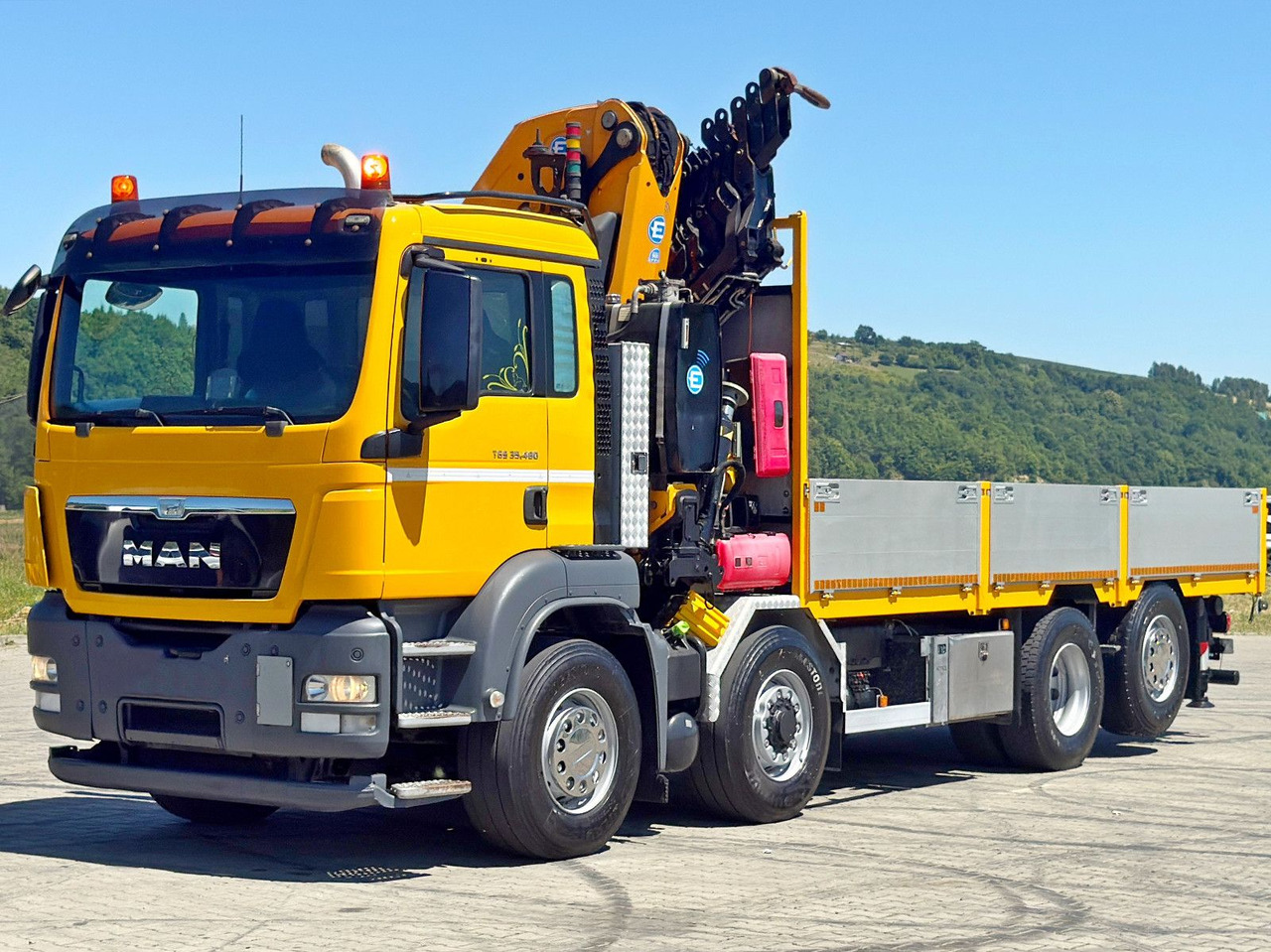 MAN TGS 35.480 * EFFER 395/6S + FUNK / 8x4 - Kravas auto ar manipulatoru: foto 4 MAN TGS 35.480 * EFFER 395/6S + FUNK / 8x4 - Kravas auto ar manipulatoru: foto 4