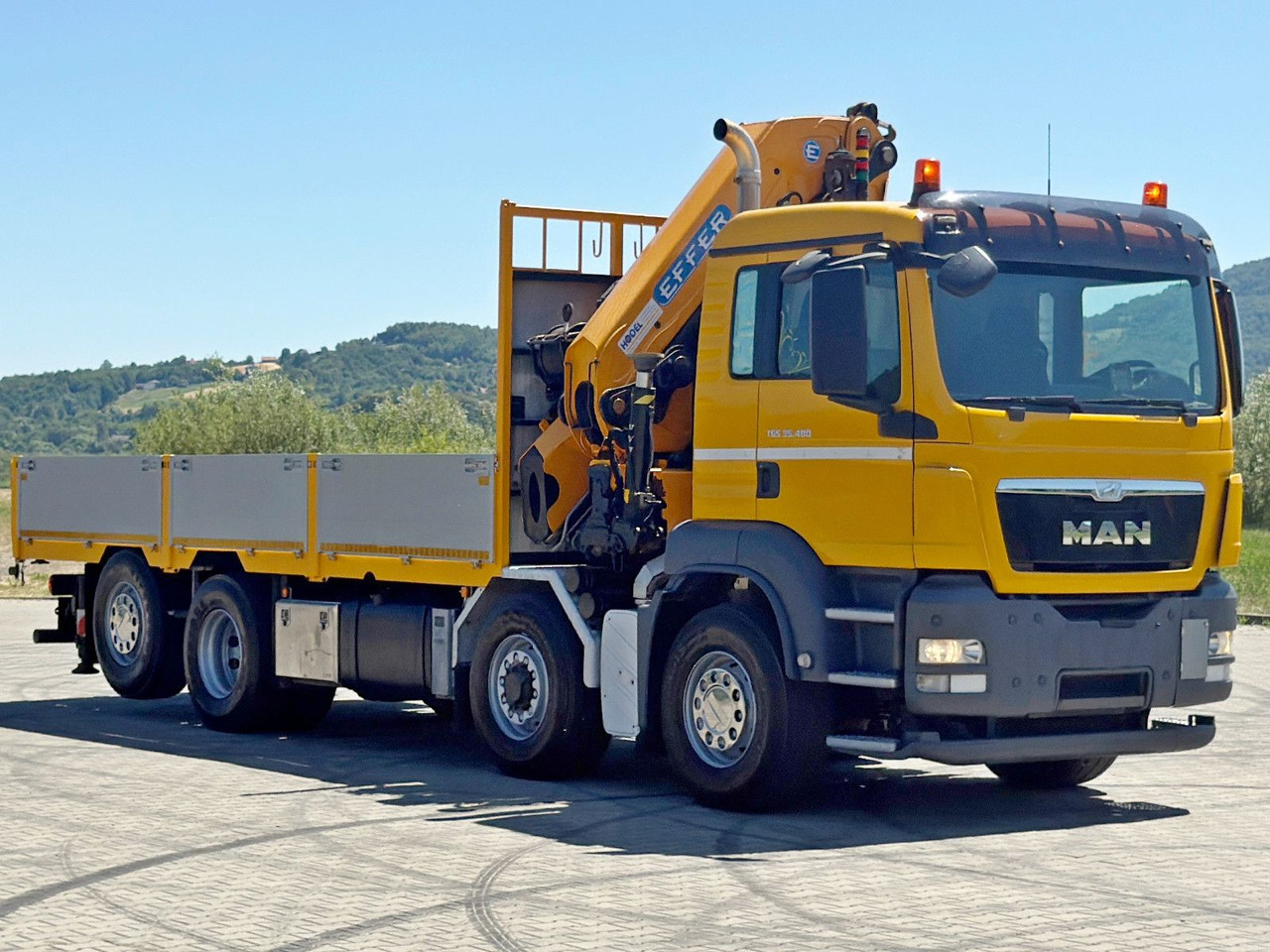MAN TGS 35.480 * EFFER 395/6S + FUNK / 8x4 - Kravas auto ar manipulatoru: foto 3 MAN TGS 35.480 * EFFER 395/6S + FUNK / 8x4 - Kravas auto ar manipulatoru: foto 3