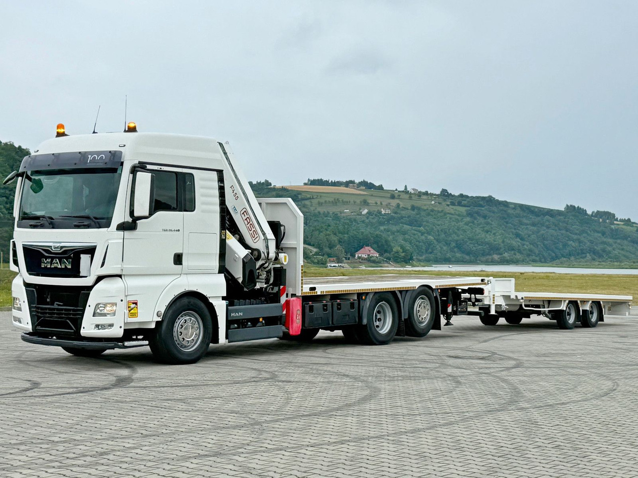 MAN TGX 26.440 * FASSI F455A.2.26E + FUNK + Anhänger - Kravas auto ar manipulatoru: foto 3 MAN TGX 26.440 * FASSI F455A.2.26E + FUNK + Anhänger - Kravas auto ar manipulatoru: foto 3