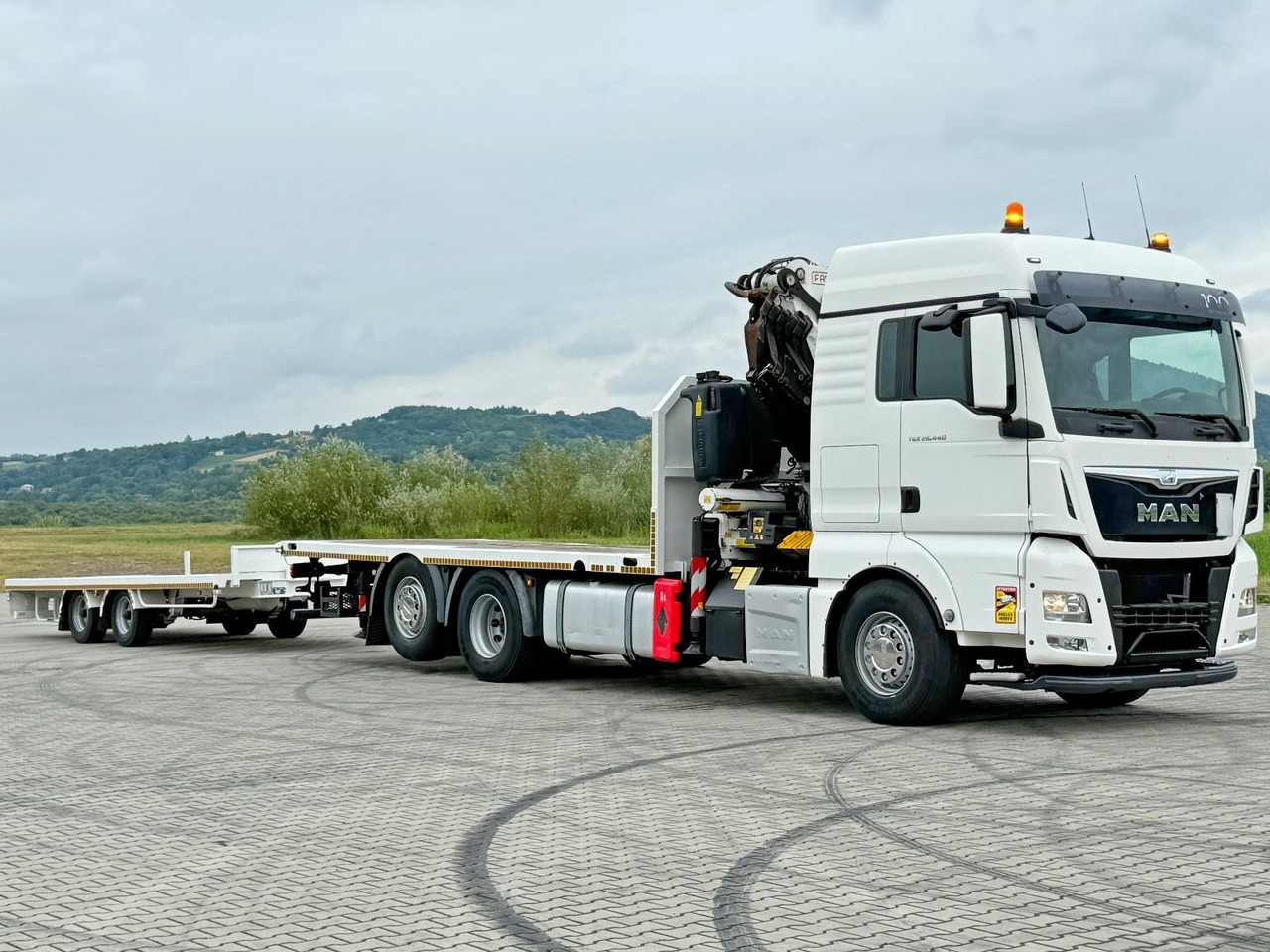 MAN TGX 26.440 * FASSI F455A.2.26E + FUNK + Anhänger - Kravas auto ar manipulatoru: foto 4 MAN TGX 26.440 * FASSI F455A.2.26E + FUNK + Anhänger - Kravas auto ar manipulatoru: foto 4