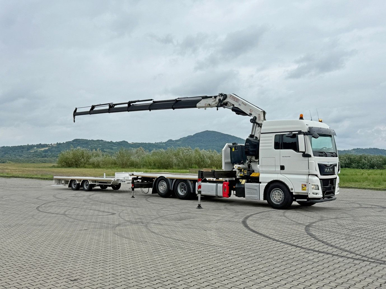 MAN TGX 26.440 * FASSI F455A.2.26E + FUNK + Anhänger - Kravas auto ar manipulatoru: foto 2 MAN TGX 26.440 * FASSI F455A.2.26E + FUNK + Anhänger - Kravas auto ar manipulatoru: foto 2