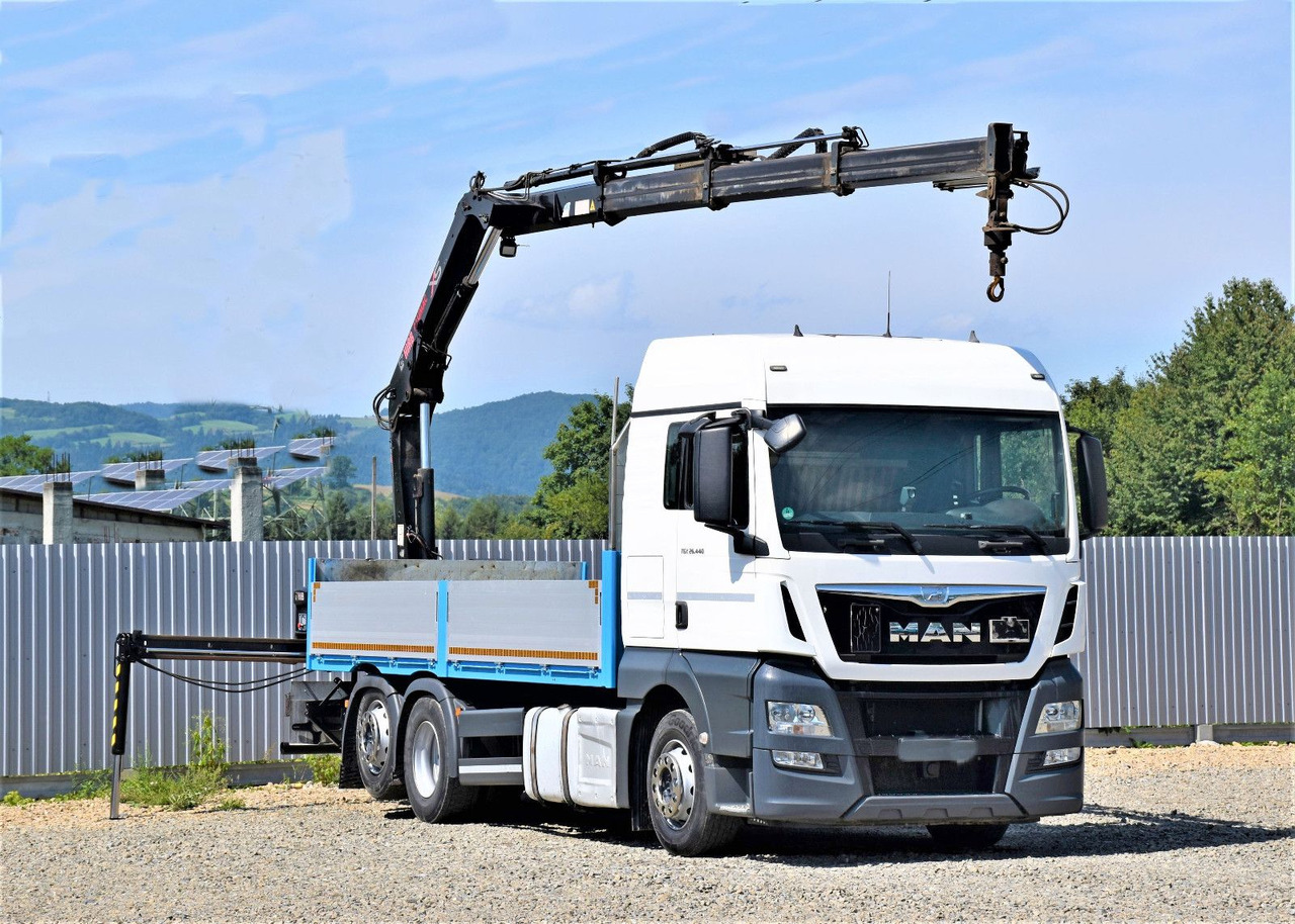 MAN TGX 26.440 Pritsche 6,20 m+HIAB 122 HIDUO/FUNK - Kravas auto ar manipulatoru: foto 2 MAN TGX 26.440 Pritsche 6,20 m+HIAB 122 HIDUO/FUNK - Kravas auto ar manipulatoru: foto 2