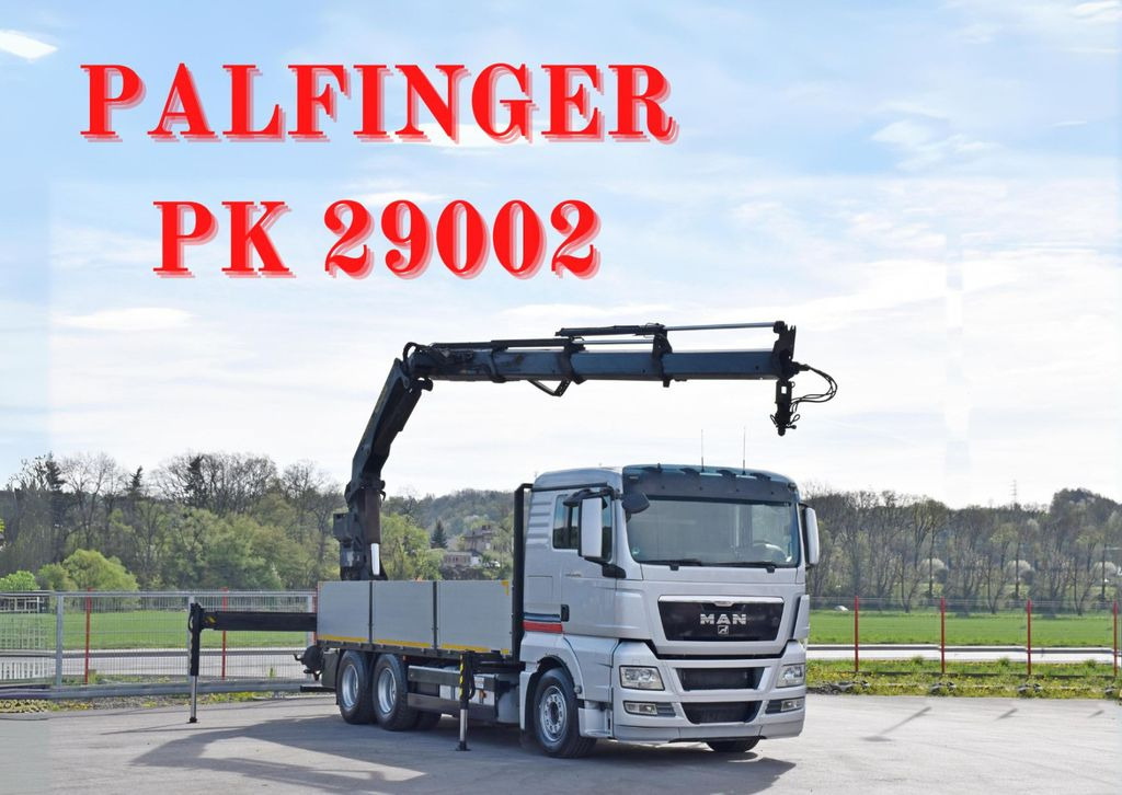 MAN TGX 26.440 Pritsche 6,40 m* PK 29002+FUNK *6x4 - Kravas auto ar manipulatoru: foto 1 MAN TGX 26.440 Pritsche 6,40 m* PK 29002+FUNK *6x4 - Kravas auto ar manipulatoru: foto 1
