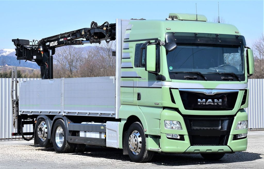MAN TGX 26.440 Pritsche 6,60 m* ATLAS 125.2V-A12VB - Kravas auto ar manipulatoru: foto 3 MAN TGX 26.440 Pritsche 6,60 m* ATLAS 125.2V-A12VB - Kravas auto ar manipulatoru: foto 3