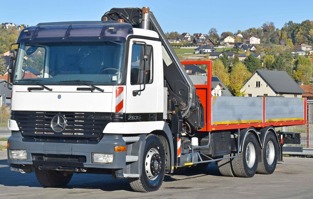 Mercedes-Benz ACTROS 2635 Pritsche 6,40m + HIAB 400 E-5 + FUNK Mercedes-Benz ACTROS 2635 Pritsche 6,40m + HIAB 400 E-5 + FUNK - Kravas auto ar manipulatoru: foto 4 Mercedes-Benz ACTROS 2635 Pritsche 6,40m + HIAB 400 E-5 + FUNK Mercedes-Benz ACTROS 2635 Pritsche 6,40m + HIAB 400 E-5 + FUNK - Kravas auto ar manipulatoru: foto 4