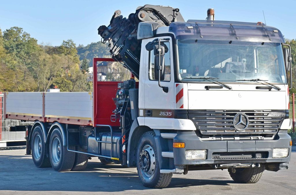 Mercedes-Benz ACTROS 2635 Pritsche 6,40m + HIAB 400 E-5 + FUNK Mercedes-Benz ACTROS 2635 Pritsche 6,40m + HIAB 400 E-5 + FUNK - Kravas auto ar manipulatoru: foto 3 Mercedes-Benz ACTROS 2635 Pritsche 6,40m + HIAB 400 E-5 + FUNK Mercedes-Benz ACTROS 2635 Pritsche 6,40m + HIAB 400 E-5 + FUNK - Kravas auto ar manipulatoru: foto 3