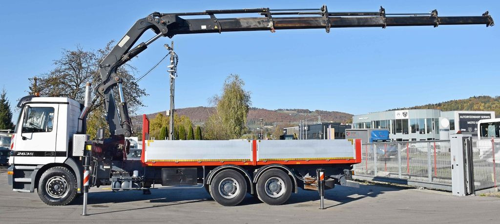Mercedes-Benz ACTROS 2635 Pritsche 6,40m + HIAB 400 E-5 + FUNK Mercedes-Benz ACTROS 2635 Pritsche 6,40m + HIAB 400 E-5 + FUNK - Kravas auto ar manipulatoru: foto 5 Mercedes-Benz ACTROS 2635 Pritsche 6,40m + HIAB 400 E-5 + FUNK Mercedes-Benz ACTROS 2635 Pritsche 6,40m + HIAB 400 E-5 + FUNK - Kravas auto ar manipulatoru: foto 5