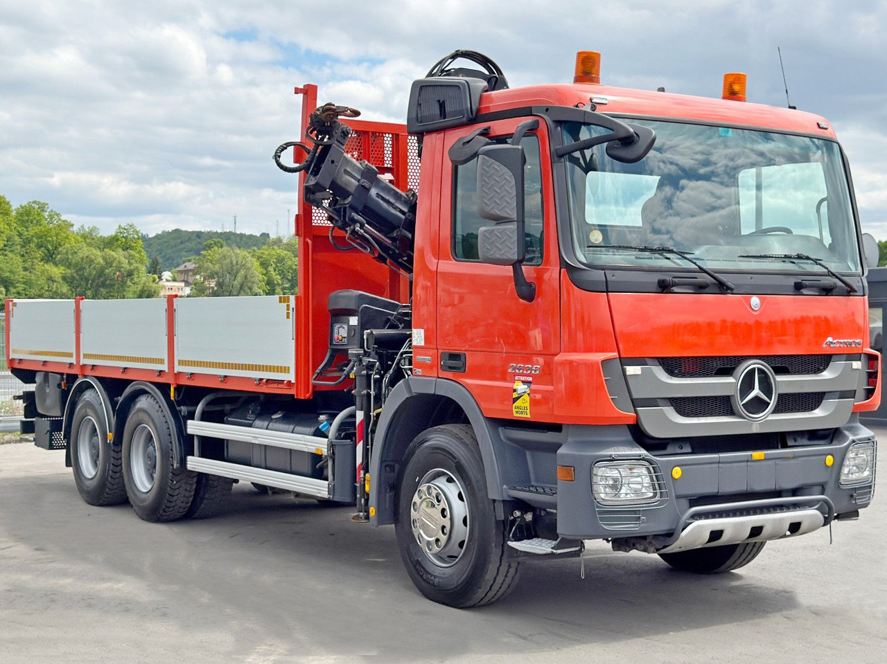 Mercedes-Benz ACTROS 2636*HIAB 122 BS-2 HIDUO + FUNK/6x4 * TOP - Kravas auto ar manipulatoru: foto 4 Mercedes-Benz ACTROS 2636*HIAB 122 BS-2 HIDUO + FUNK/6x4 * TOP - Kravas auto ar manipulatoru: foto 4