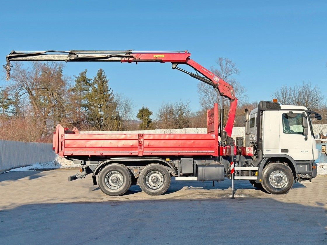 Mercedes-Benz ACTROS 2636* KIPPER 5,25 + BORDMATIC / 6x4 - Kravas automašīna pašizgāzējs: foto 4 Mercedes-Benz ACTROS 2636* KIPPER 5,25 + BORDMATIC / 6x4 - Kravas automašīna pašizgāzējs: foto 4