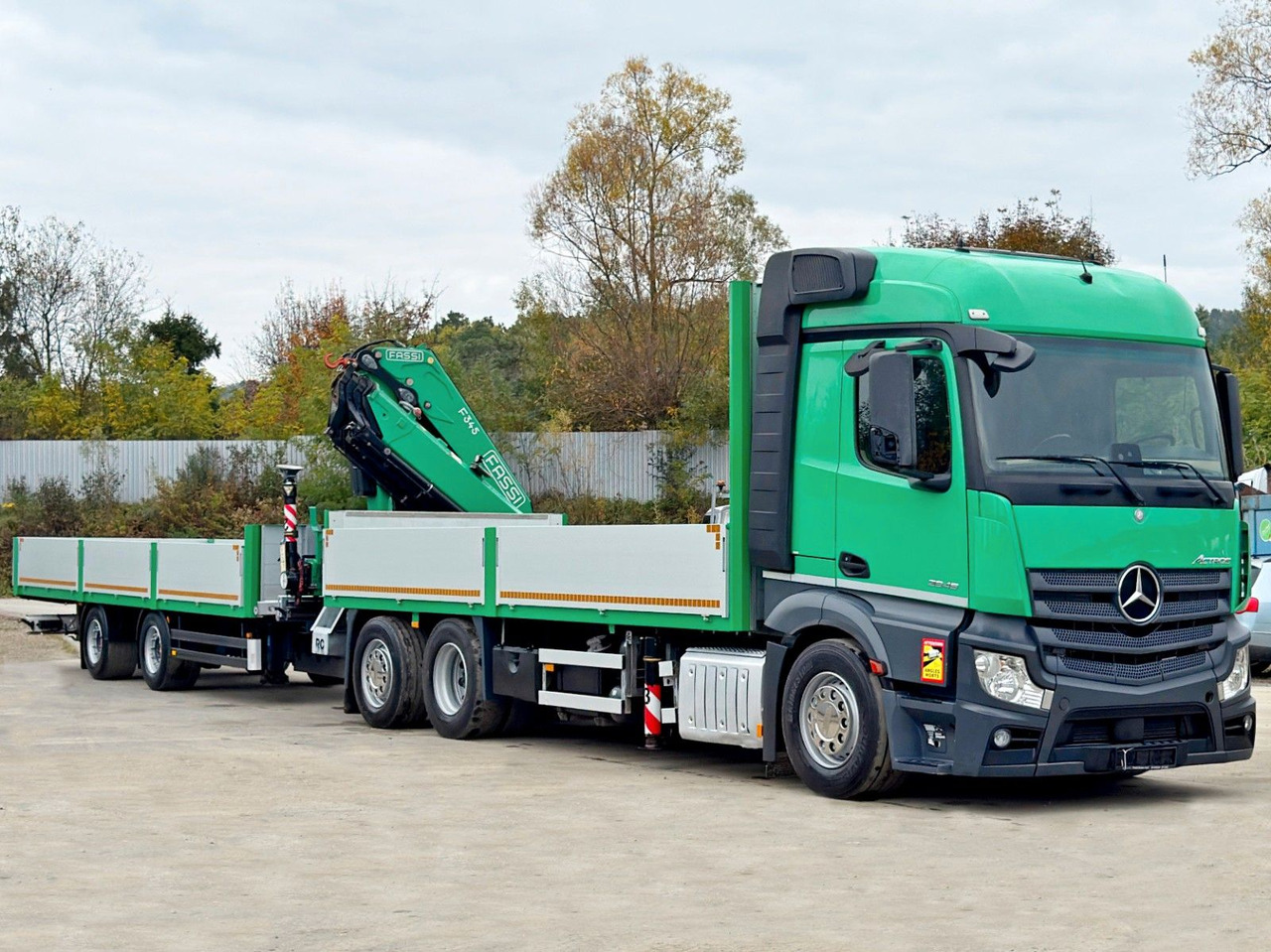 Mercedes-Benz ACTROS 2645* FASSI F345 RA 2.4/FUNK+Anhänger - Kravas auto ar manipulatoru: foto 4 Mercedes-Benz ACTROS 2645* FASSI F345 RA 2.4/FUNK+Anhänger - Kravas auto ar manipulatoru: foto 4