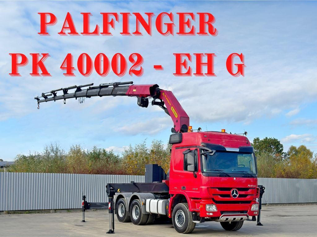 Mercedes-Benz ACTROS 2646 * PK 40002 - EH G + FUNK / 6x4 * TOP - Kravas auto ar manipulatoru: foto 1 Mercedes-Benz ACTROS 2646 * PK 40002 - EH G + FUNK / 6x4 * TOP - Kravas auto ar manipulatoru: foto 1