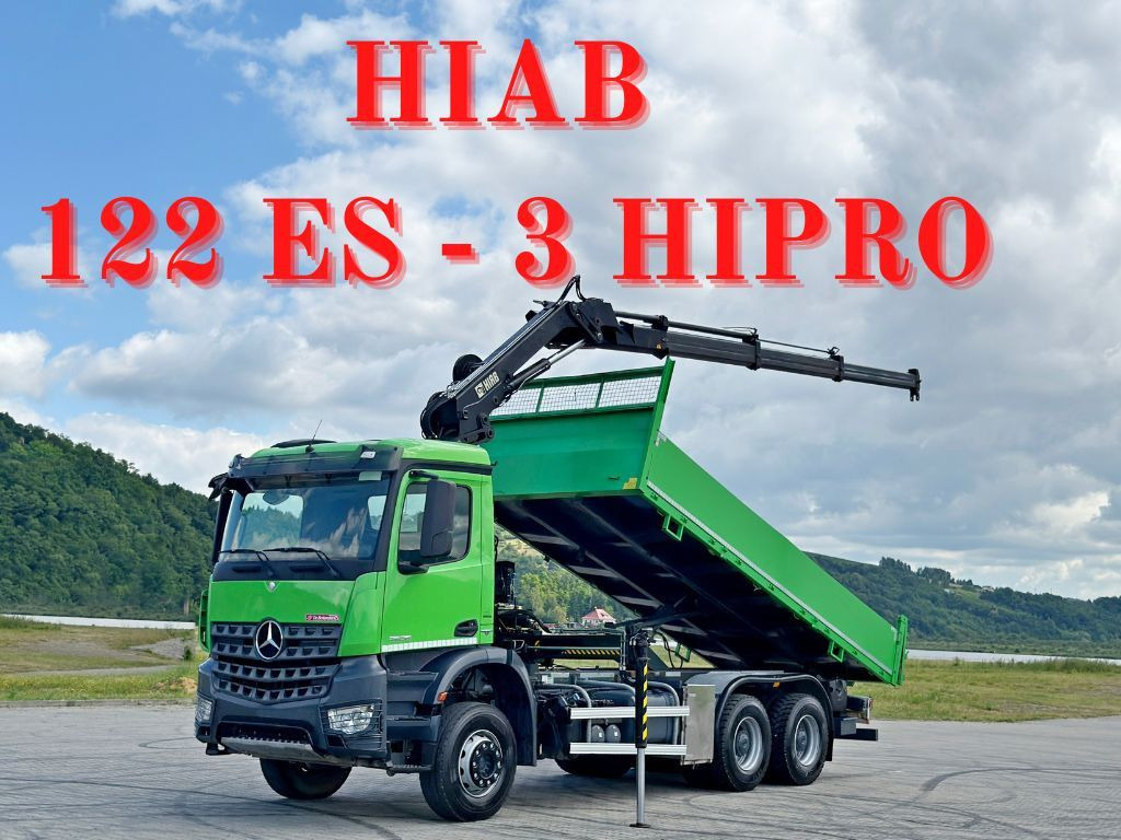 Mercedes-Benz AROCS 2636 * HIAB 122 ES - 3 HIPRO * 6x4 - Kravas auto ar manipulatoru: foto 1 Mercedes-Benz AROCS 2636 * HIAB 122 ES - 3 HIPRO * 6x4 - Kravas auto ar manipulatoru: foto 1