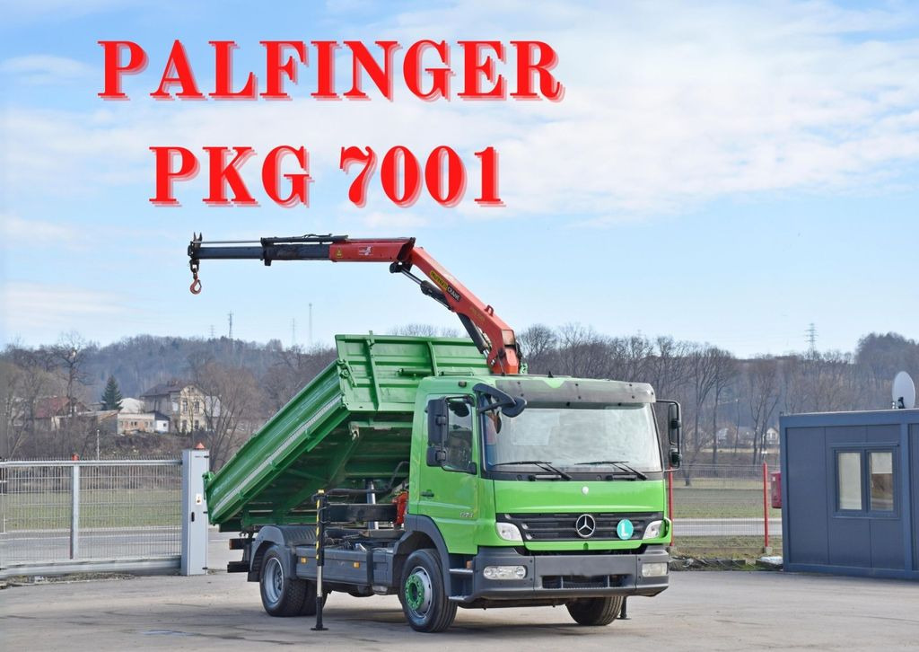 Mercedes-Benz ATEGO 1224 Kipper 4,00m* KRAN * TOPZUSTAND - Kravas auto ar manipulatoru, Kravas automašīna pašizgāzējs: foto 1 Mercedes-Benz ATEGO 1224 Kipper 4,00m* KRAN * TOPZUSTAND - Kravas auto ar manipulatoru, Kravas automašīna pašizgāzējs: foto 1