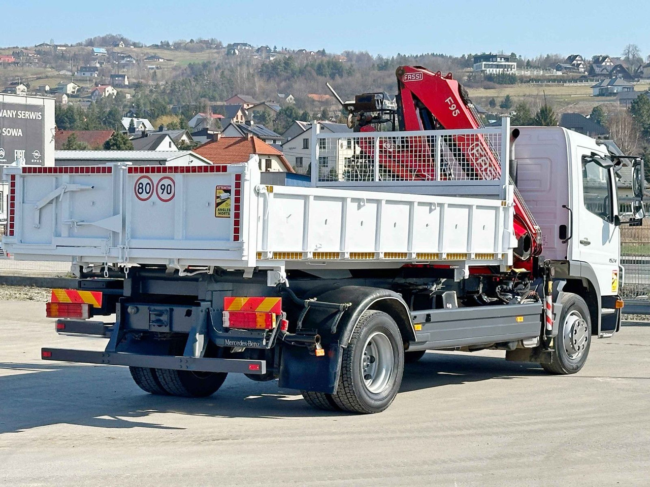 Mercedes-Benz ATEGO 1524 Kipper 4,35 m* FASSI F95A.21* TOP - Kravas auto ar manipulatoru: foto 5 Mercedes-Benz ATEGO 1524 Kipper 4,35 m* FASSI F95A.21* TOP - Kravas auto ar manipulatoru: foto 5