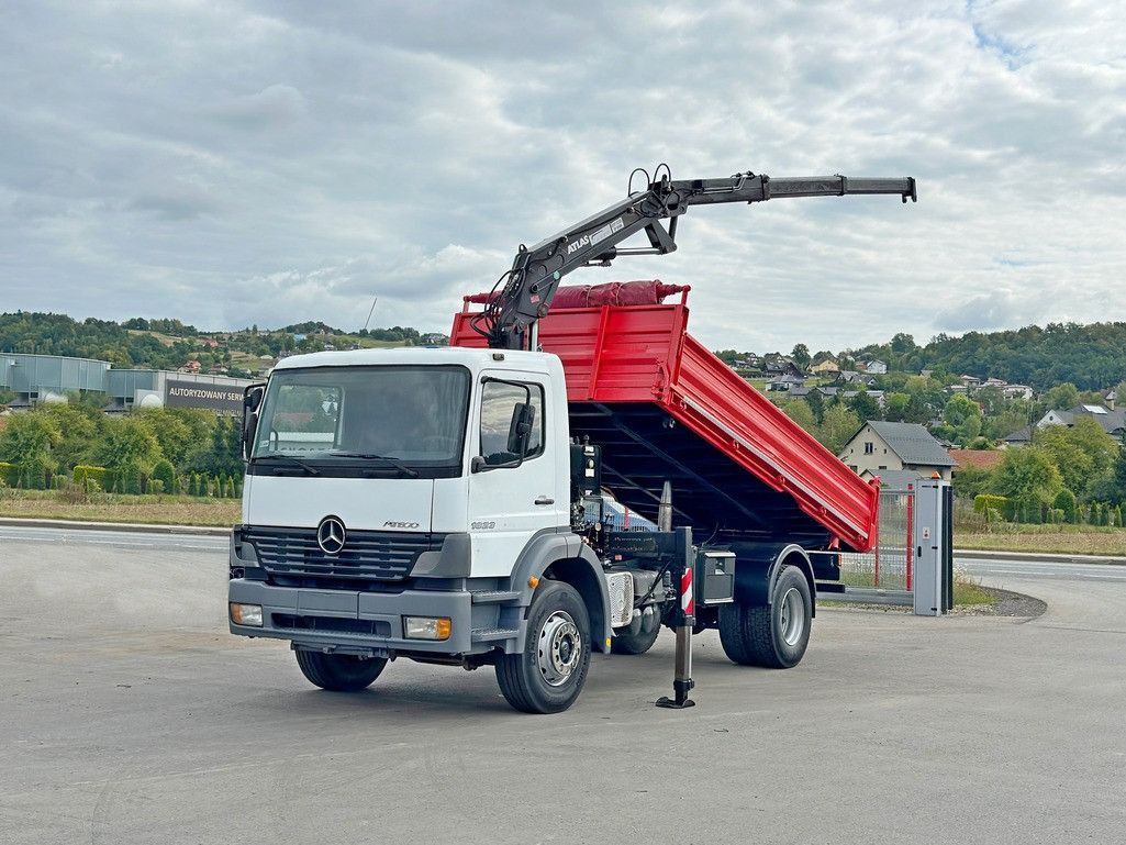 Mercedes-Benz ATEGO 1823 * KIPPER 5,25 m *ATLAS AK 3500C * TOP - Kravas automašīna pašizgāzējs, Kravas auto ar manipulatoru: foto 2 Mercedes-Benz ATEGO 1823 * KIPPER 5,25 m *ATLAS AK 3500C * TOP - Kravas automašīna pašizgāzējs, Kravas auto ar manipulatoru: foto 2