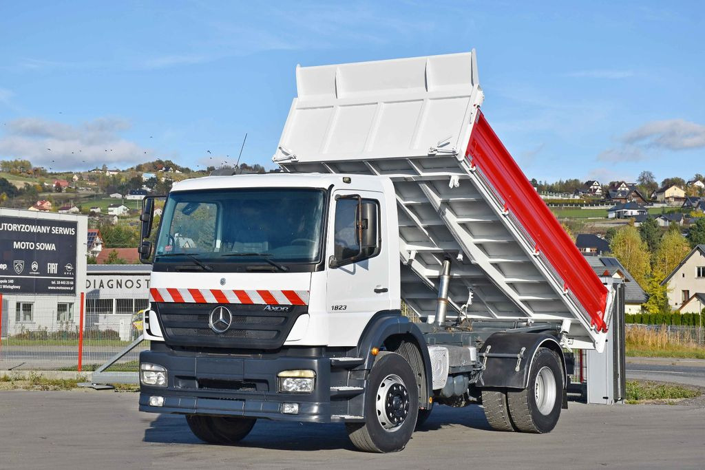 Mercedes-Benz AXOR 1823 * KIPPER 4,45 m * TOPZUSTAND - Kravas automašīna pašizgāzējs, Kravas auto ar manipulatoru: foto 1 Mercedes-Benz AXOR 1823 * KIPPER 4,45 m * TOPZUSTAND - Kravas automašīna pašizgāzējs, Kravas auto ar manipulatoru: foto 1