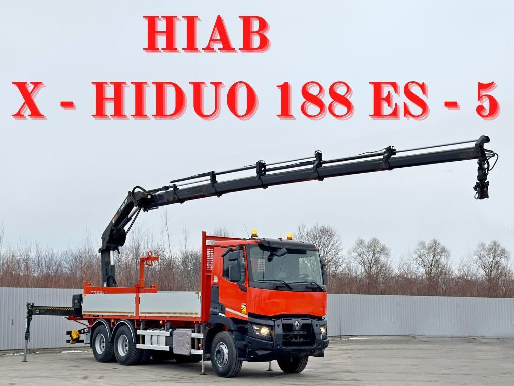 Renault C 430 *HIAB X - HIPRO 188 ES - 5 + FUNK* 6x4 - Kravas auto ar manipulatoru: foto 1 Renault C 430 *HIAB X - HIPRO 188 ES - 5 + FUNK* 6x4 - Kravas auto ar manipulatoru: foto 1