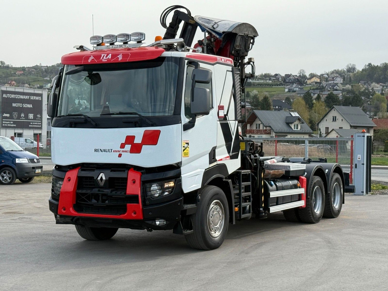 Renault C520 * ABROLLKIPPER 4,80 m * KESLA * 6x4! - Pacēlājs ar āķi, Kravas auto ar manipulatoru: foto 3 Renault C520 * ABROLLKIPPER 4,80 m * KESLA * 6x4! - Pacēlājs ar āķi, Kravas auto ar manipulatoru: foto 3