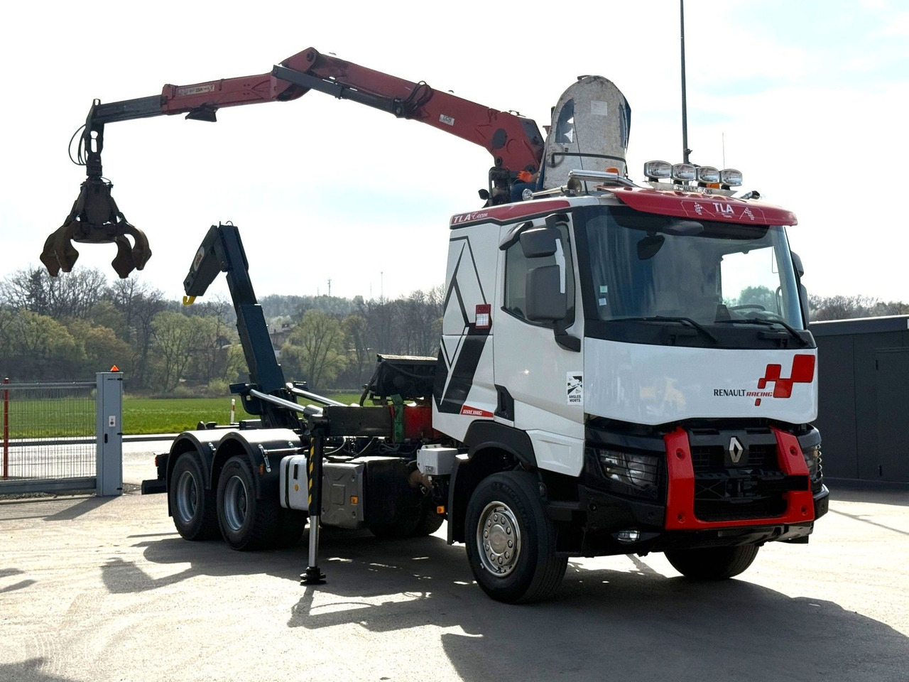 Renault C520 * ABROLLKIPPER 4,80 m * KESLA * 6x4! - Pacēlājs ar āķi, Kravas auto ar manipulatoru: foto 2 Renault C520 * ABROLLKIPPER 4,80 m * KESLA * 6x4! - Pacēlājs ar āķi, Kravas auto ar manipulatoru: foto 2