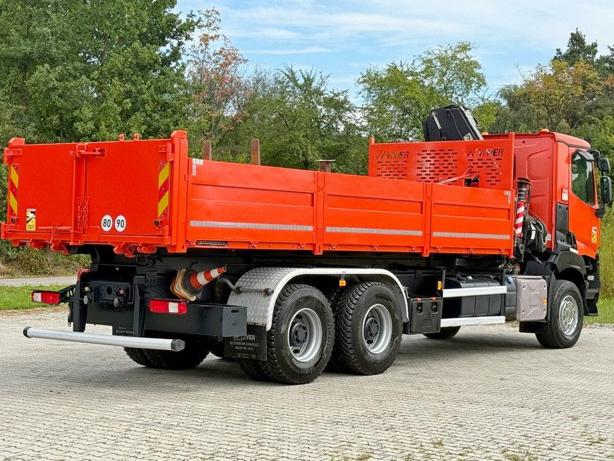 Kravas auto ar manipulatoru Renault K 380 * HIAB 144 BS - 3 HIDUO + FUNK * 6x4 * TOP: foto 7