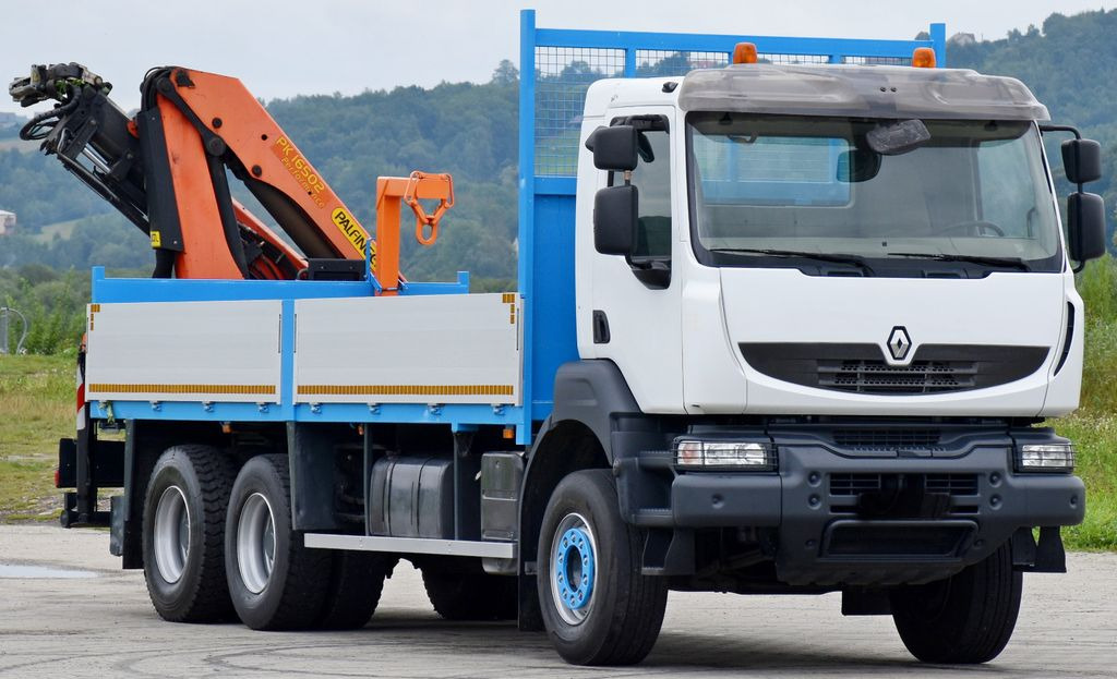 Renault KERAX 370 *PK 16502 + FUNK / 6x4 * TOP - Kravas auto ar manipulatoru, Bortu kravas automašīna/ Platforma: foto 4 Renault KERAX 370 *PK 16502 + FUNK / 6x4 * TOP - Kravas auto ar manipulatoru, Bortu kravas automašīna/ Platforma: foto 4